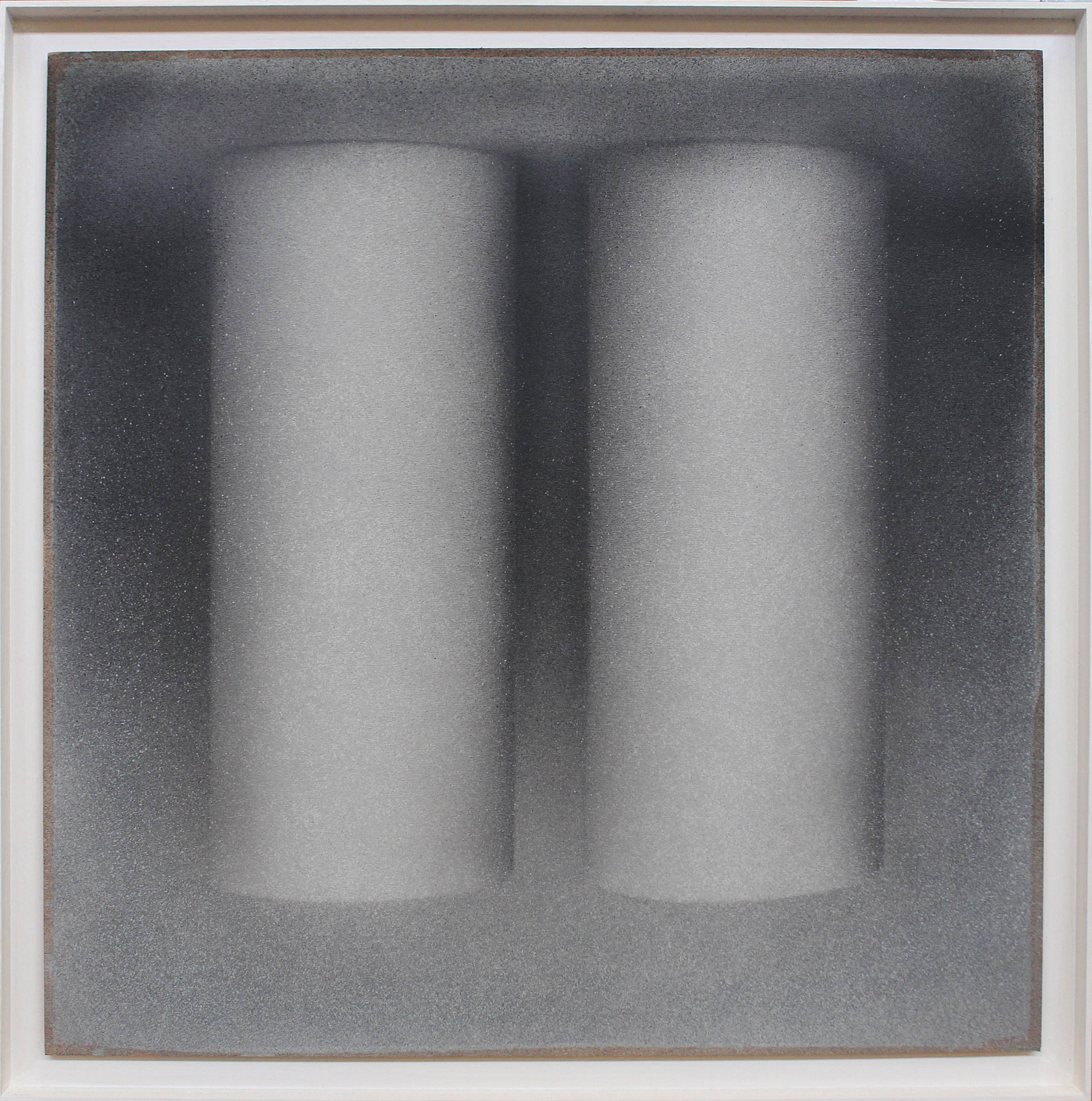 Marco Tirelli, Senza titolo, 2017, tecnica mista su tavola, mixed media on board, 78x78 cm, TIRETM011